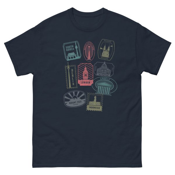 Travel Stamps | travel tshirt