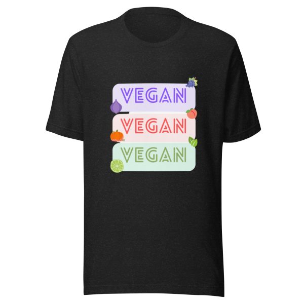Vegan Vegan Vegan -Unisex t-shirt