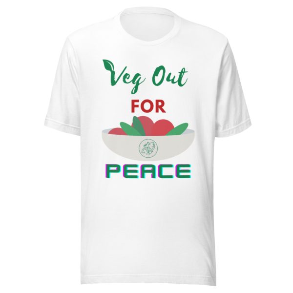 Veg Out For Peace- Unisex t-shirt
